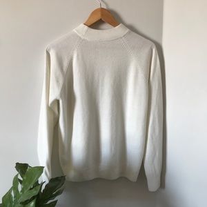 buttery soft cream sweater